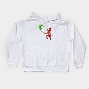 Fight Inspired Silhouette Kids Hoodie